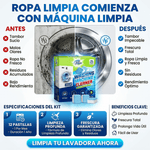 Cleandrop Pro – 12 Tabletas Anti-bacterias para limpieza de lavadora